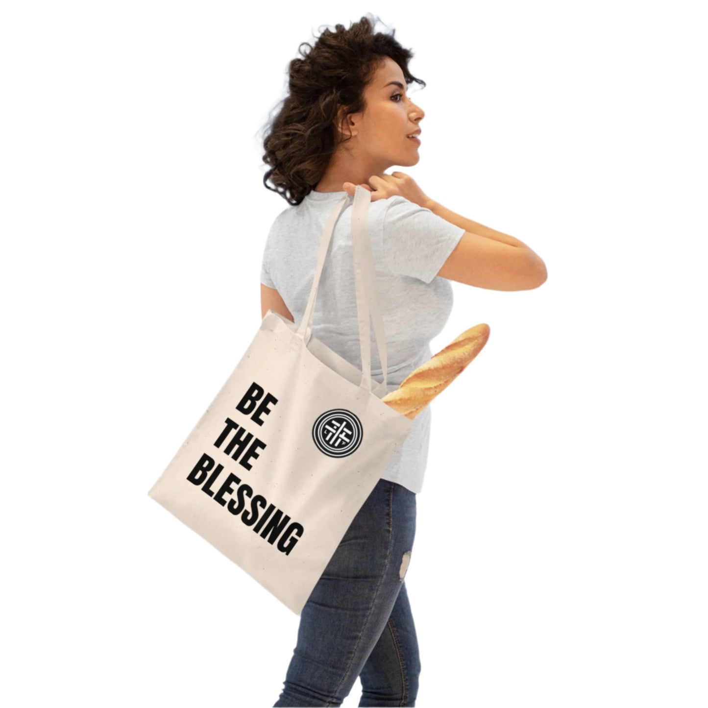 Be the Blessing Nude Tote