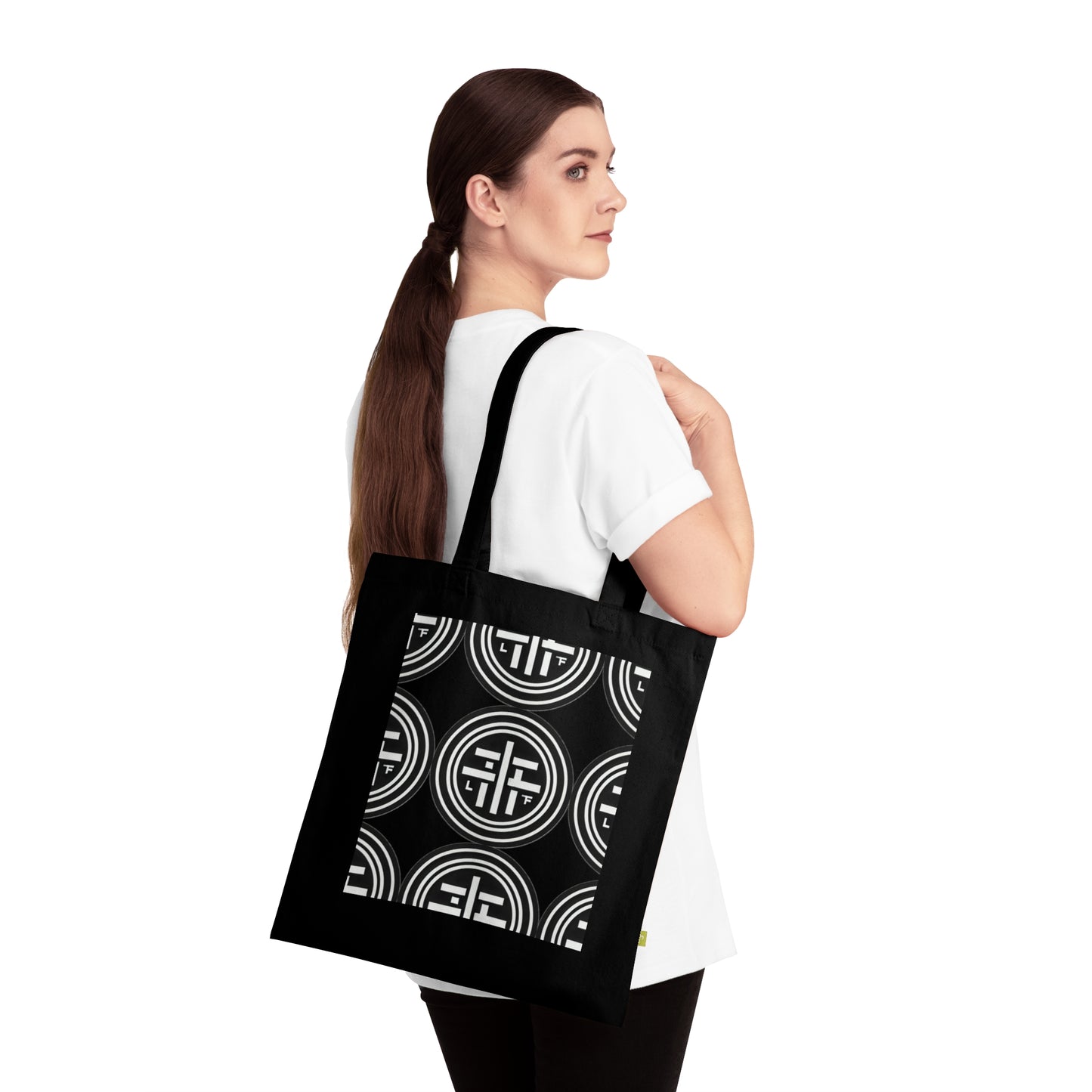 Love Letters Black Tote