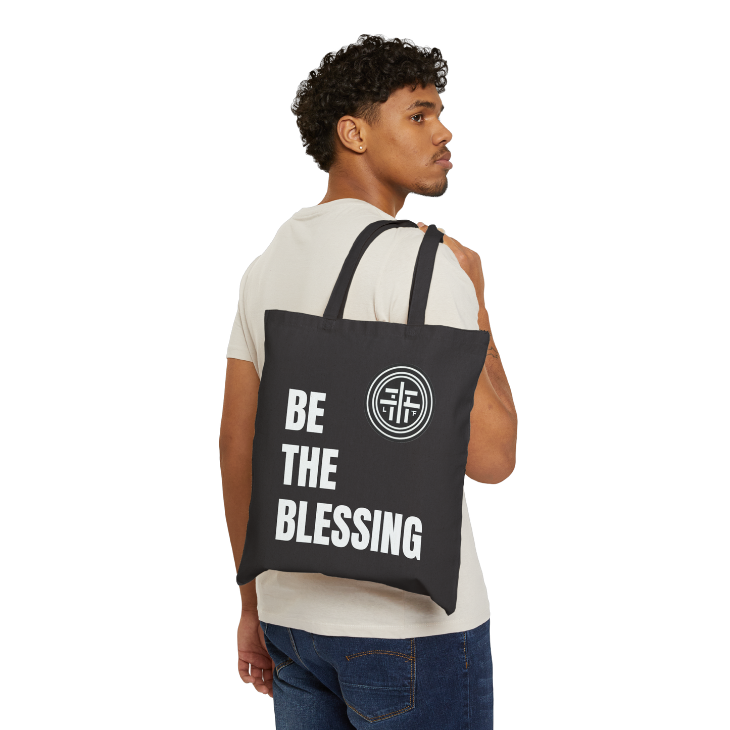 Be the Blessing Black Tote