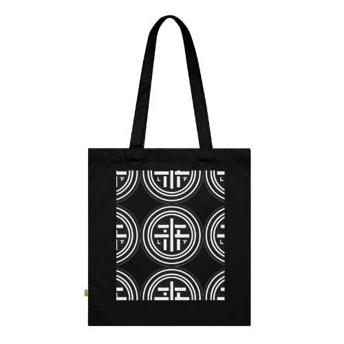 Love Letters Black Tote